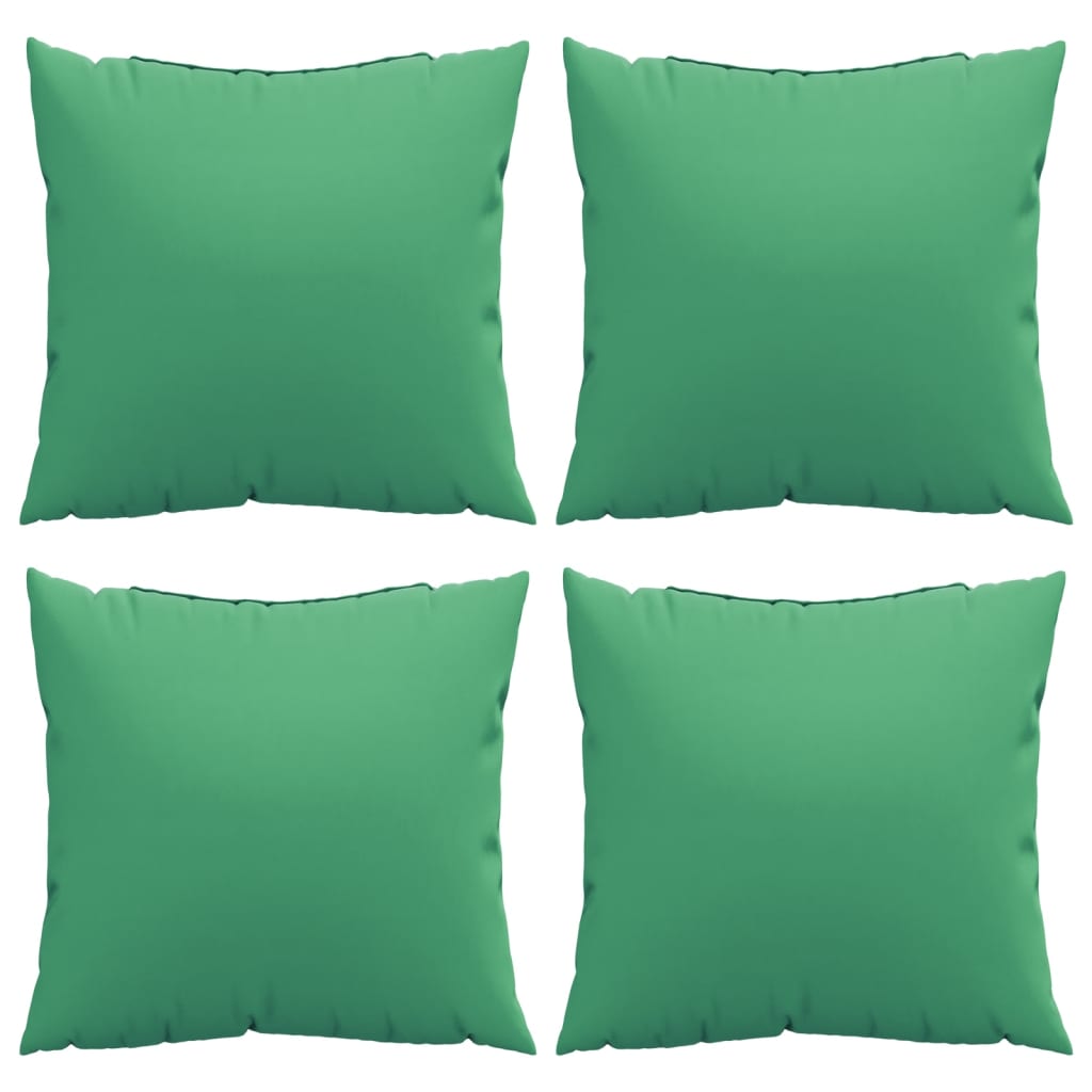 Sofakissen 4 Stk. Grün 40x40 cm Stoff