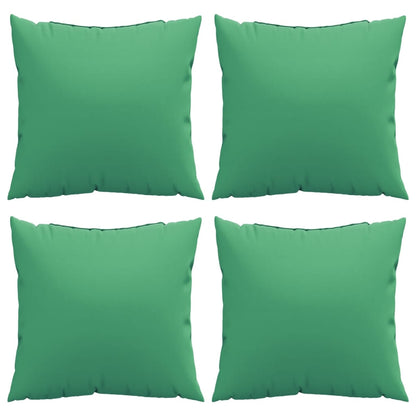 Sofakissen 4 Stk. Grün 40x40 cm Stoff