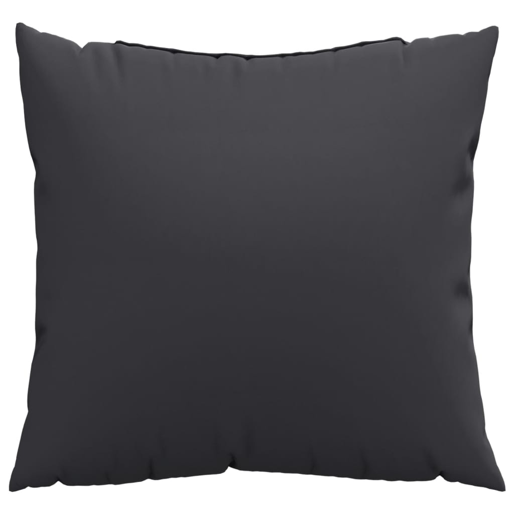 Sofakissen 4 Stk. Schwarz 50x50 cm Stoff