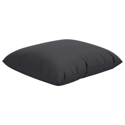 Sofakissen 4 Stk. Schwarz 50x50 cm Stoff