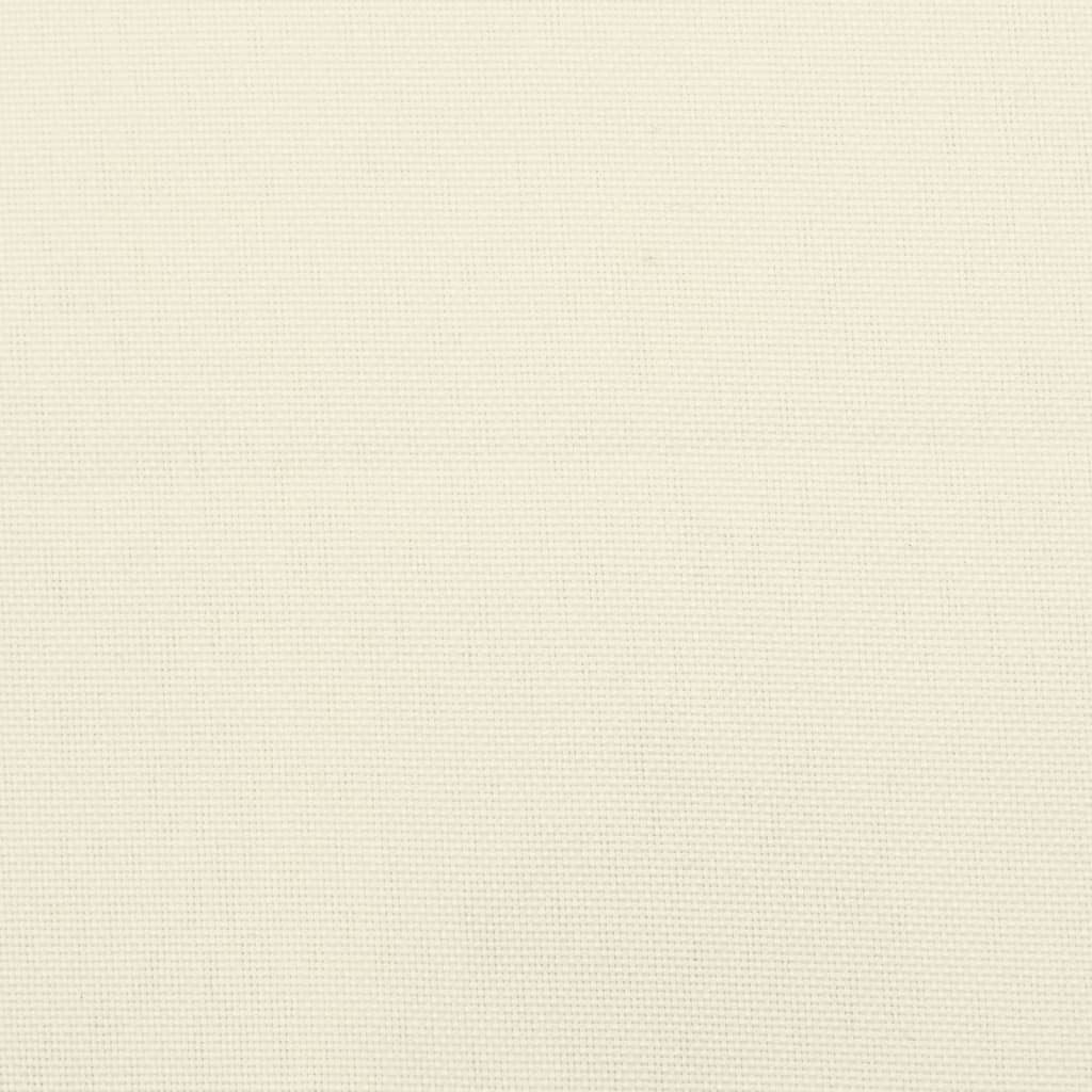 Sofakissen 4 Stk. Creme 60x60 cm Stoff