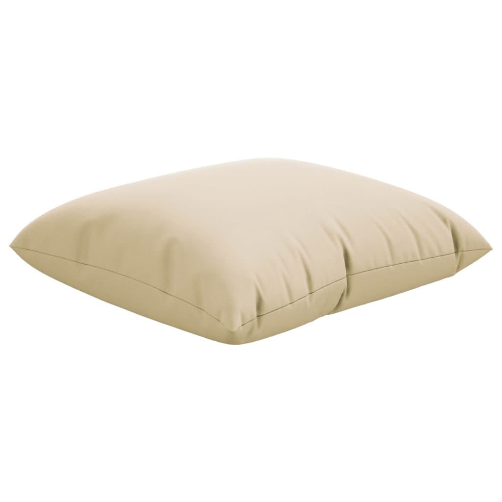 Sofakissen 4 Stk. Beige 60x60 cm Stoff