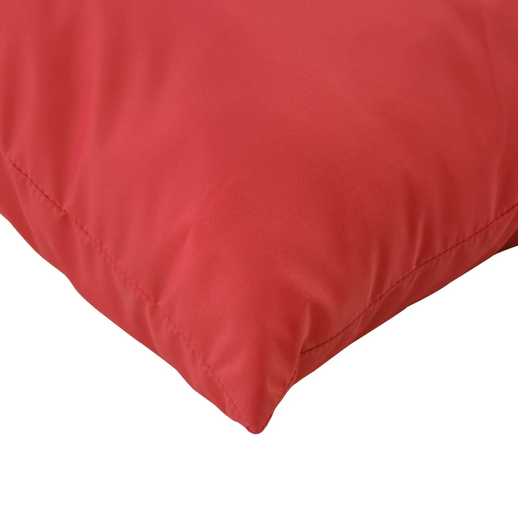 Sofakissen 4 Stk. Rot 60x60 cm Stoff