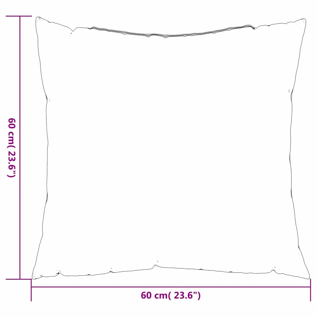 Wurfkissen 4 pcs Mehrfarbig 60 x 60 cm Stoff