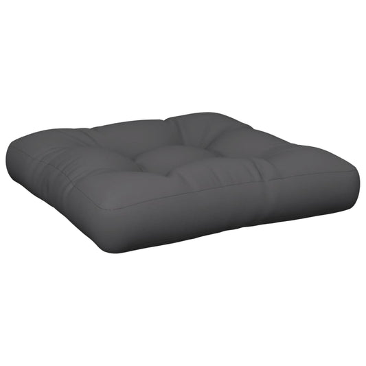 Palettenkissen Anthrazit 50x50x12 cm Stoff
