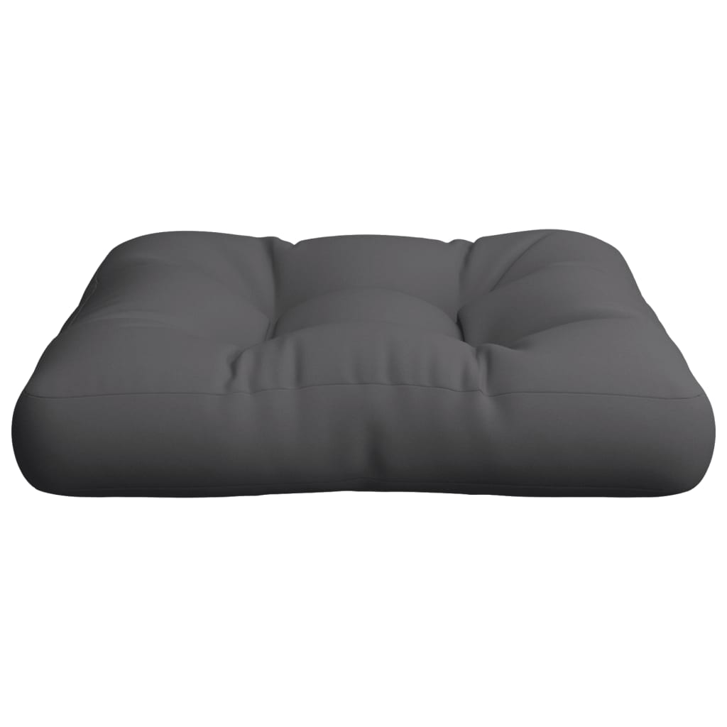 Palettenkissen Anthrazit 50x50x12 cm Stoff