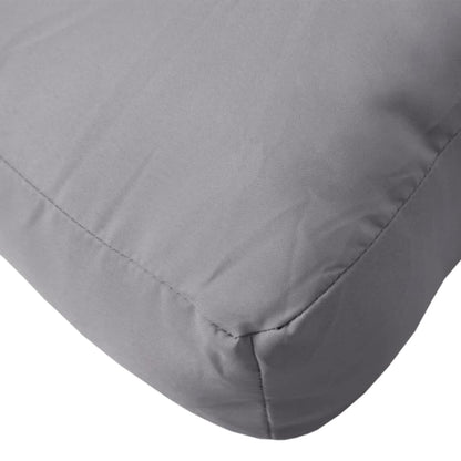 Palettenkissen Grau 50x50x12 cm Stoff