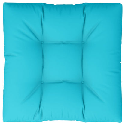 Palettenkissen Türkis 80x80x12 cm Stoff