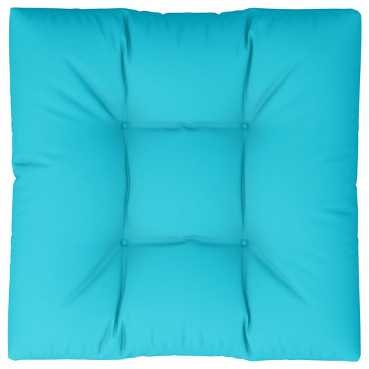 Palettenkissen Türkis 80x80x12 cm Stoff