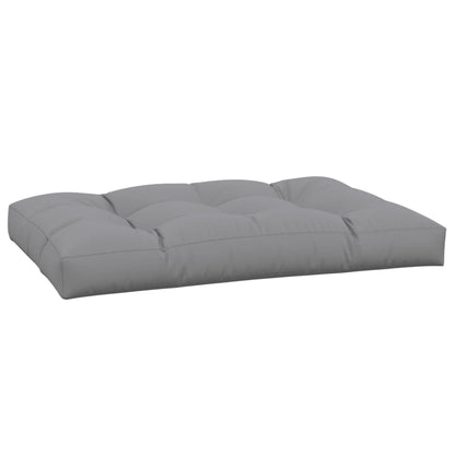 Palettenkissen Grau 120x80x12 cm Stoff
