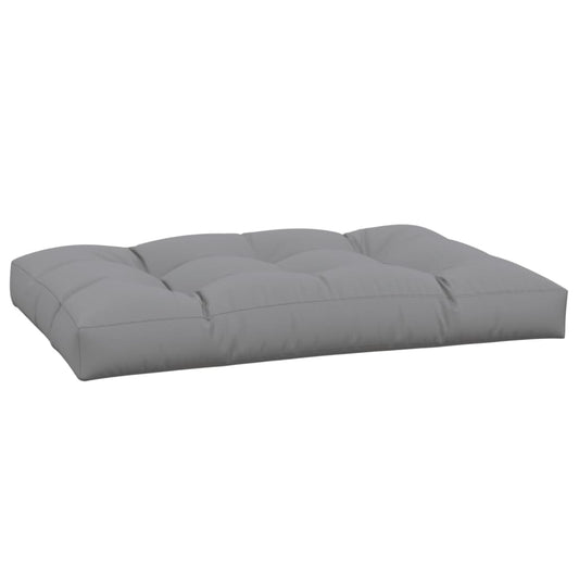Palettenkissen Grau 120x80x12 cm Stoff