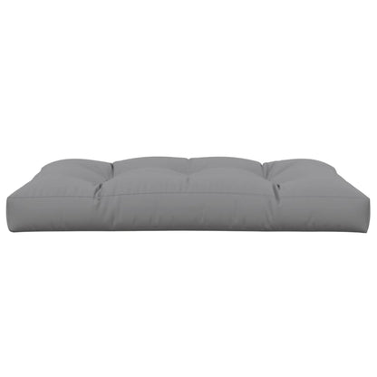 Palettenkissen Grau 120x80x12 cm Stoff