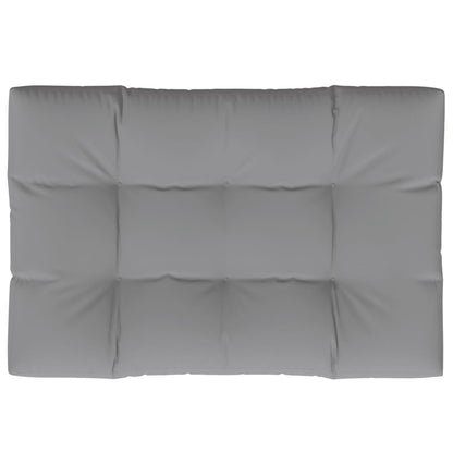 Palettenkissen Grau 120x80x12 cm Stoff