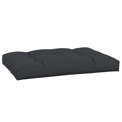 Palettenkissen Schwarz 120x80x12 cm Stoff