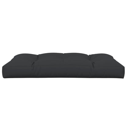 Palettenkissen Schwarz 120x80x12 cm Stoff