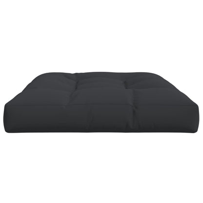 Palettenkissen Schwarz 120x80x12 cm Stoff