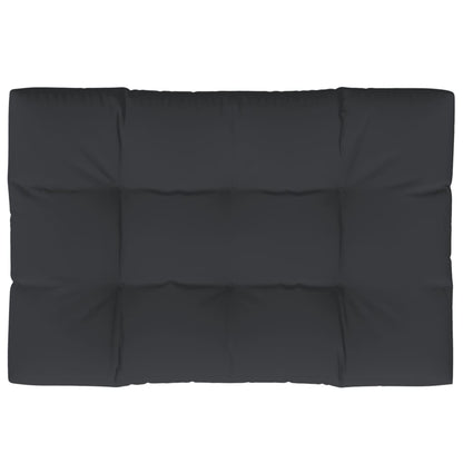 Palettenkissen Schwarz 120x80x12 cm Stoff