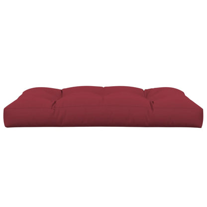 Palettenkissen Weinrot 120x80x12 cm Stoff
