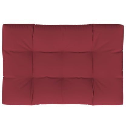 Palettenkissen Weinrot 120x80x12 cm Stoff