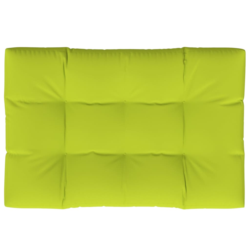 Palettenkissen Knallgrün 120x80x12 cm Stoff