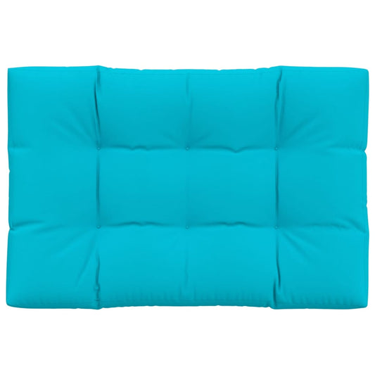 Palettenkissen Türkis 120x80x12 cm Stoff