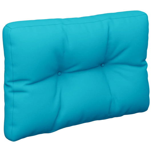 Palettenkissen Türkis 50x40x12 cm Stoff