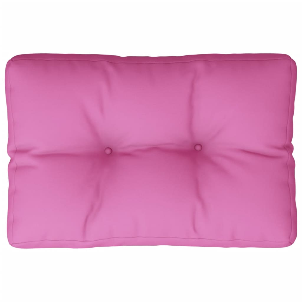 Palettenkissen Rosa 60x40x12 cm Stoff