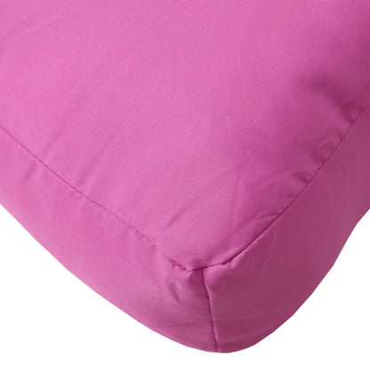Palettenkissen Rosa 60x40x12 cm Stoff