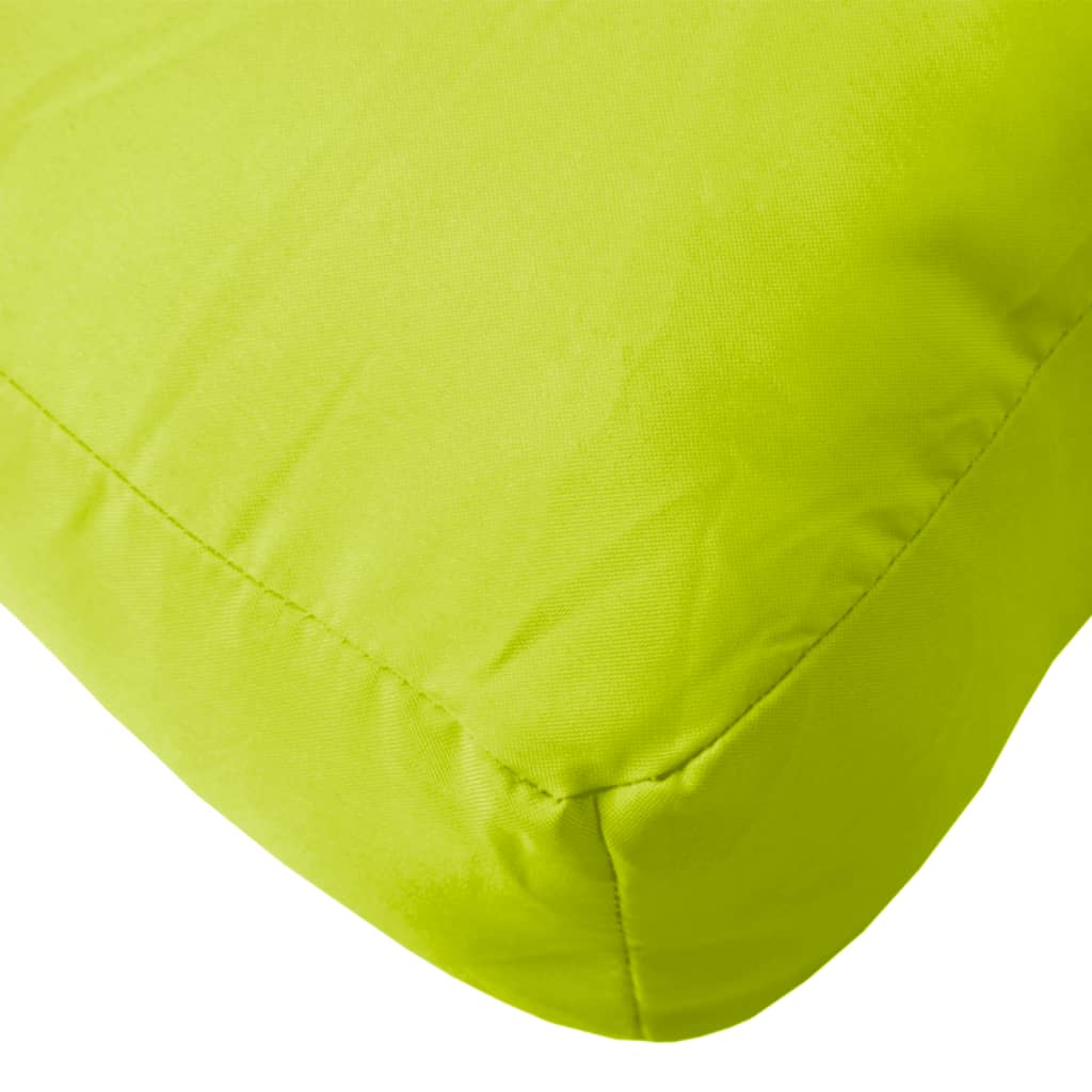 Palettenkissen Knallgrün 120x40x12 cm Stoff