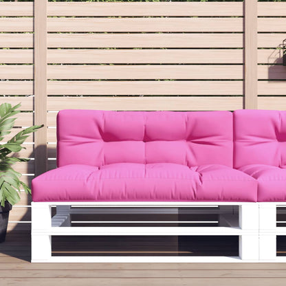 Palettenkissen Rosa 120x40x12 cm Stoff