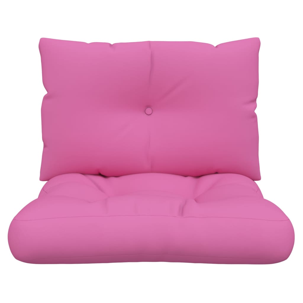 Palettenkissen 2 Stk. Rosa Oxford-Gewebe