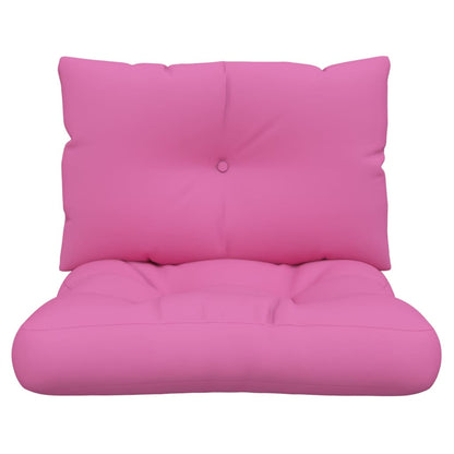 Palettenkissen 2 Stk. Rosa Oxford-Gewebe