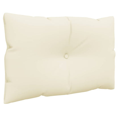Palettenkissen 3-tlg. Creme Stoff