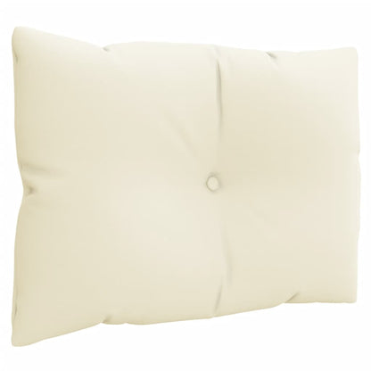Palettenkissen 3-tlg. Creme Stoff