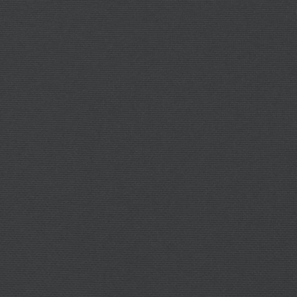 Palettenkissen 3-tlg. Schwarz Stoff