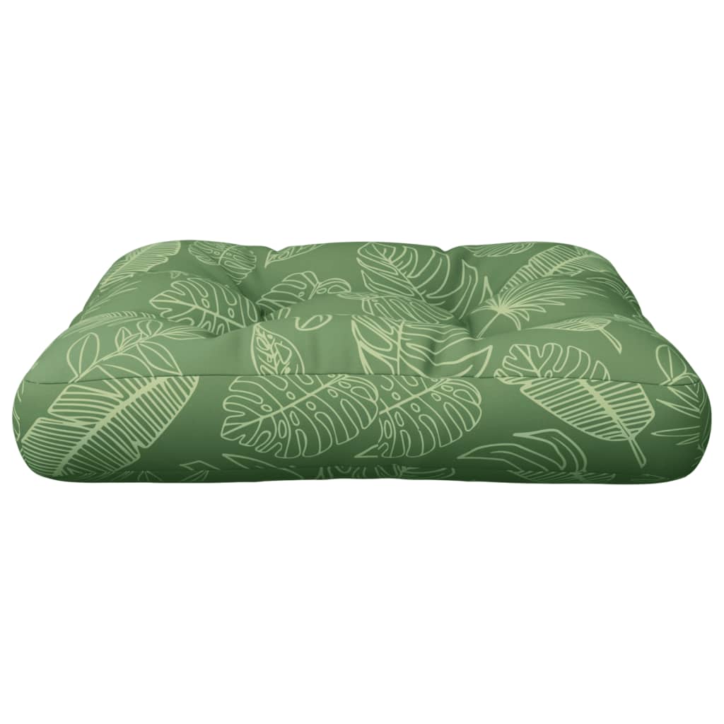 Palettenkissen Blattmuster 60x61,5x10 cm Oxford-Gewebe