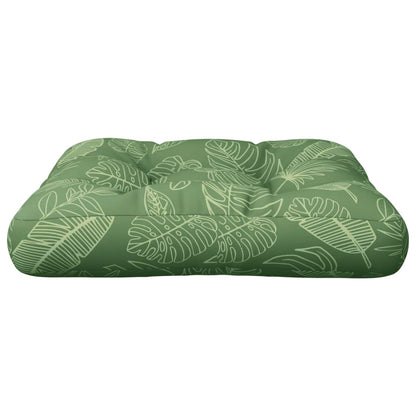 Palettenkissen Blattmuster 60x61,5x10 cm Oxford-Gewebe
