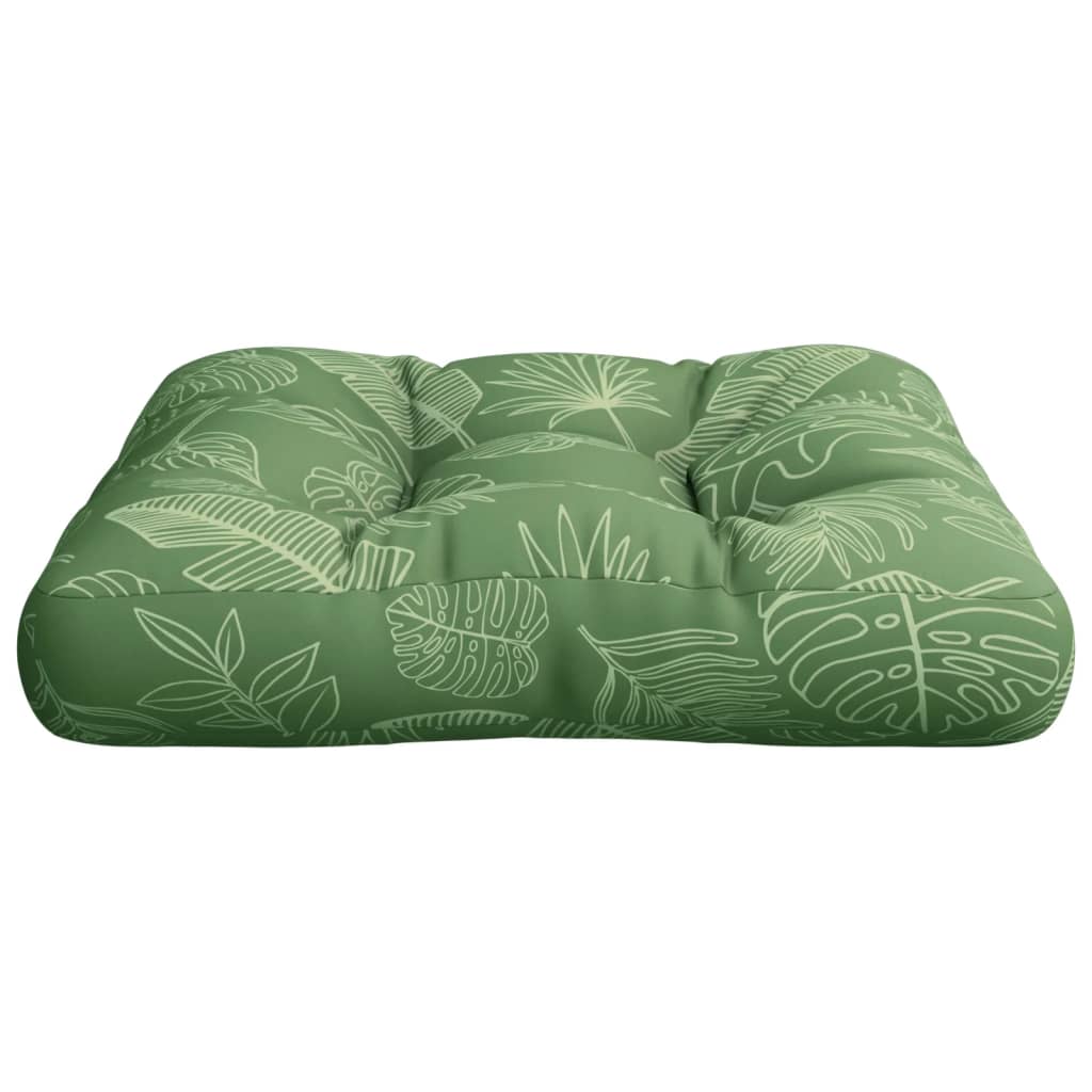Palettenkissen Blattmuster 60x61,5x10 cm Oxford-Gewebe