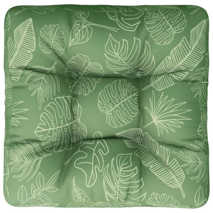 Palettenkissen Blattmuster 60x61,5x10 cm Oxford-Gewebe