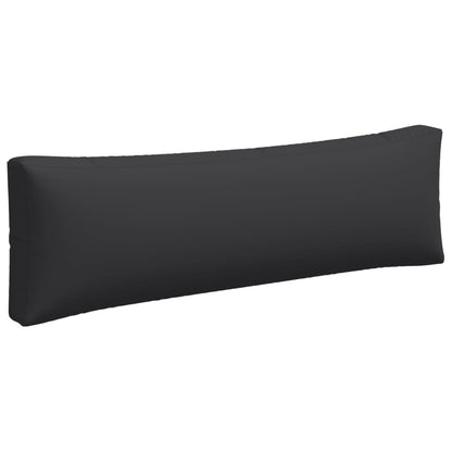 Palettenkissen 3-tlg. Schwarz Stoff