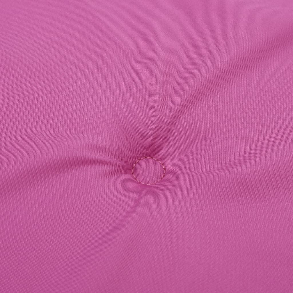 Gartenstuhl-Kissen 4 Stk. Rosa 40x40x4 cm Stoff