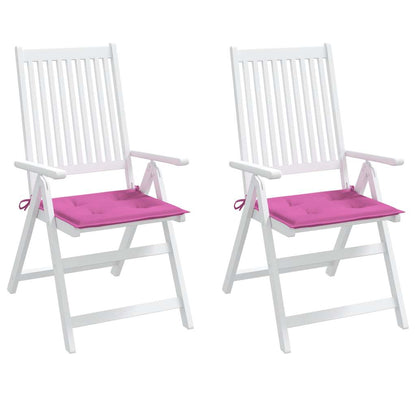 Gartenstuhl-Kissen 2 Stk. Rosa 50x50x4 cm Stoff