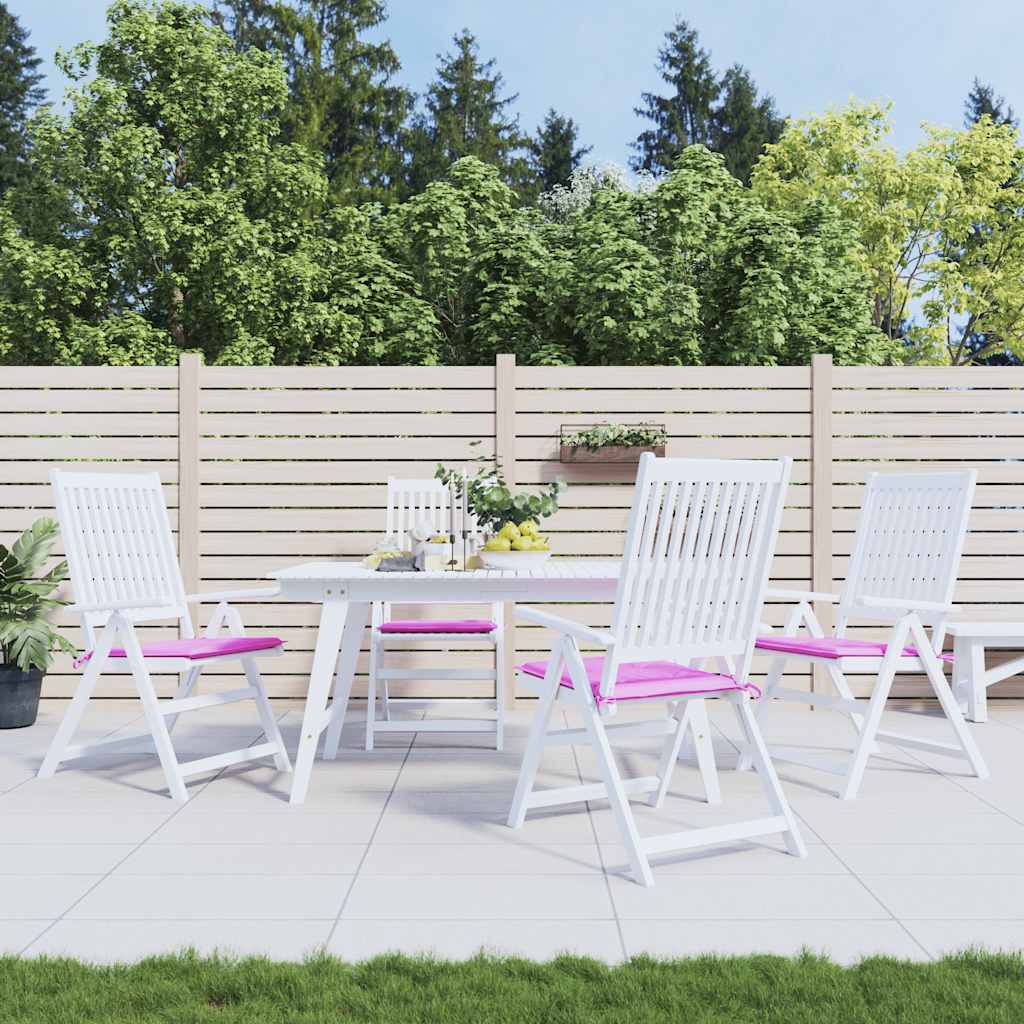 Gartenstuhl-Kissen 4 Stk. Rosa 50x50x4 cm Stoff