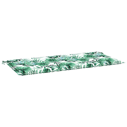 Gartenbank-Kissen Floral Grün 100 x 50 x 4 cm Oxford Stoff