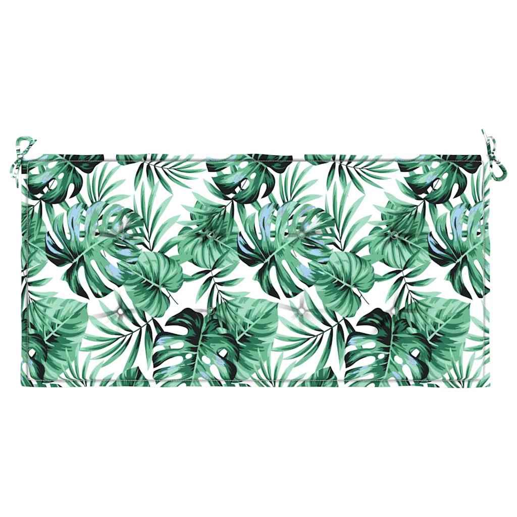 Gartenbank-Kissen Floral Grün 100 x 50 x 4 cm Oxford Stoff