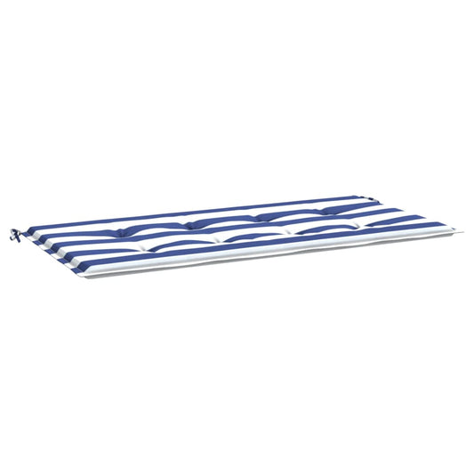 Gartenbank-Auflage Blau&Weiß Gestreift 100x50x4cm Oxford-Gewebe