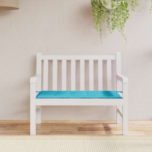 Gartenbank-Kissen Türkis 100 x 50 x 4 cm Oxford Stoff