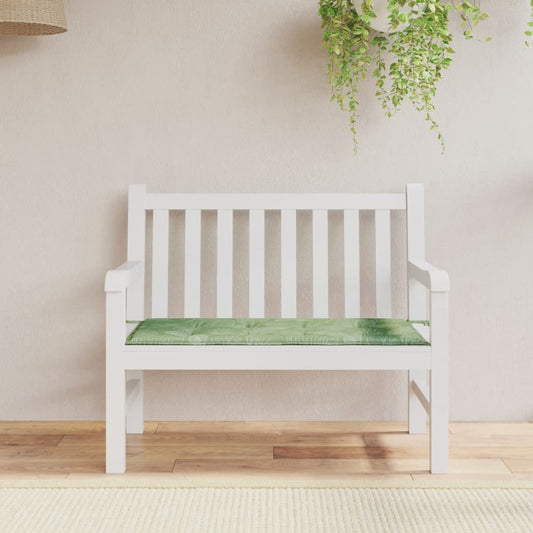 Gartenbank-Auflage Blattmuster 120x50x4 cm Oxford-Gewebe