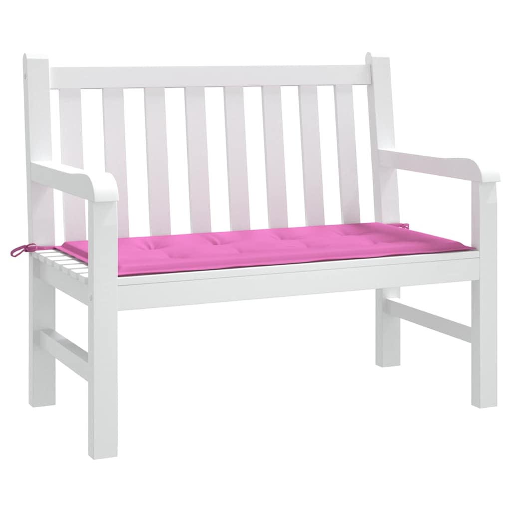 Gartenbank-Kissen Rosa 120 x 50 x 4 cm Oxford Stoff