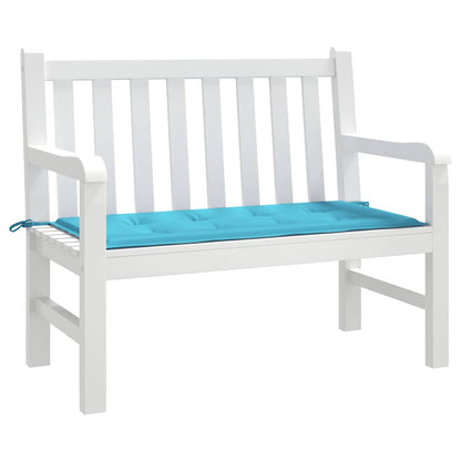 Gartenbank-Kissen Türkis 120 x 50 x 4 cm Oxford Stoff